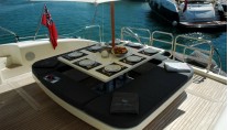 Yacht LAST CHANCE -  Aft Deck Dining